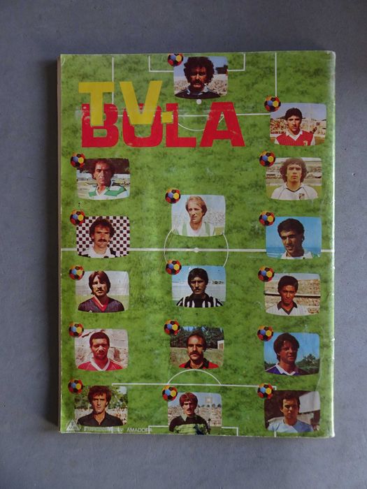 Caderneta de cromos de futebol TV Bola incompleta (faltam 51 cromos)