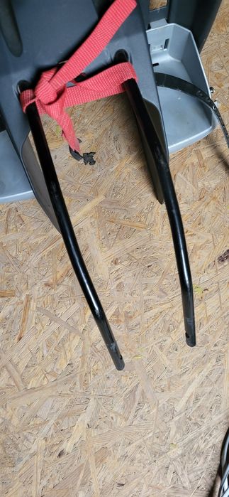 Fotelik rowerowy dziecięcy na ramę komplet