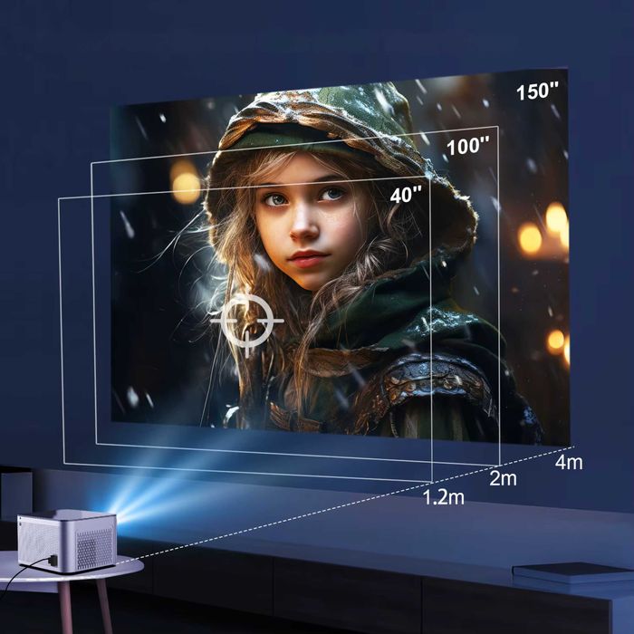 Projektor LED Rzutnik 4K Android Netflix Magcubic HY350 Pro 1080P Wifi