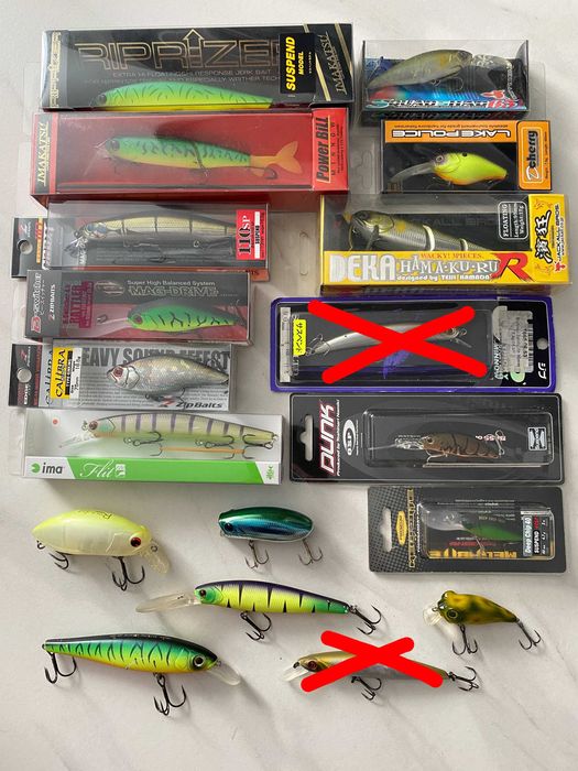 Японські воблери Jackall, lma, Lucky Craft, Imakatsu, Smith, Pontoon 21