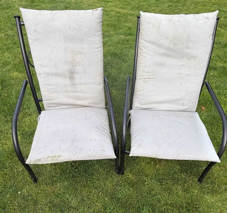 Meble ogrodowe - 2 fotele plus sofa