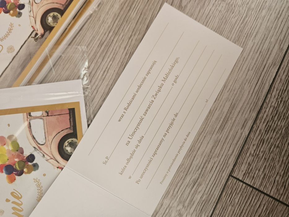 Zaproszenia ślubne