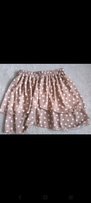 Włoska spódniczka w groszki