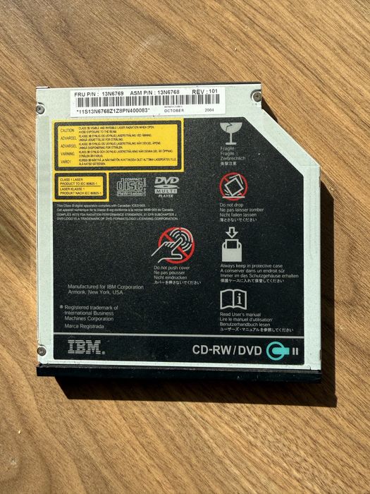 Naped Ibm  Cd Rw Dvd slim, zlacze ata