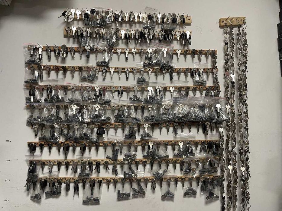 Thule все ключи для багажника бокса на крышу авто Terra Modula подбор