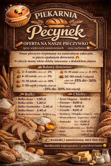 DOSTAWA / zaopatrzenie pieczywa !