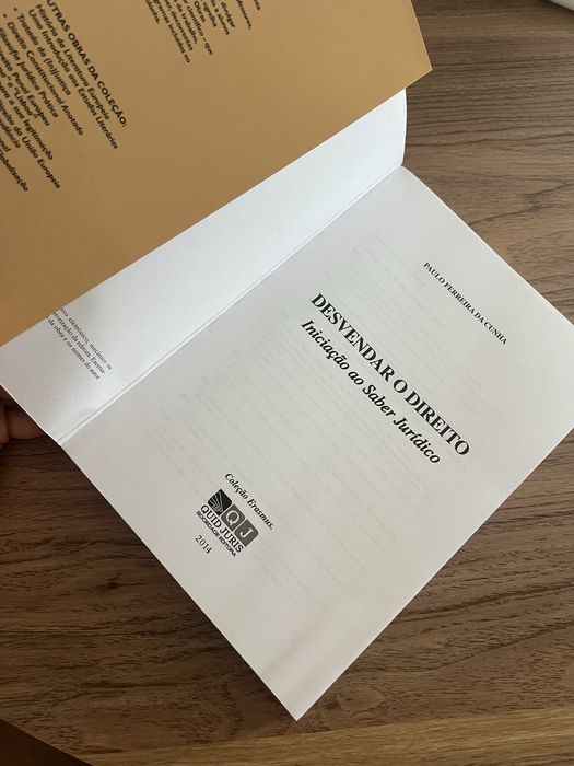 Livro Desvendar o Direito Paulo Ferreira da Cunha