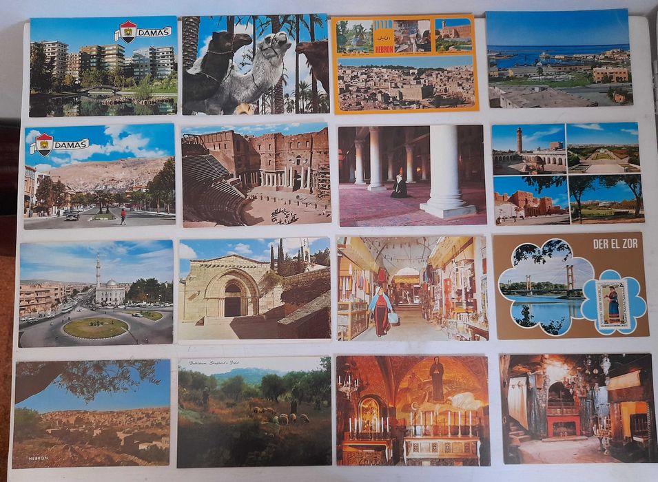 Selos e postais antigos