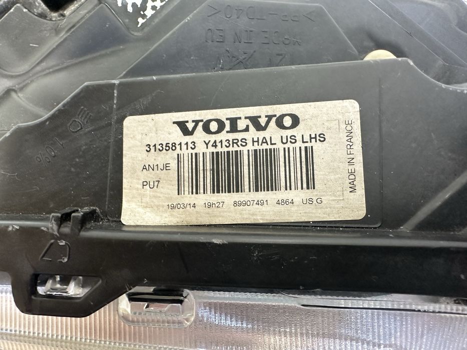 фара левая Volvo XC60 USA 2013 2014 2015 2016  год 31358113