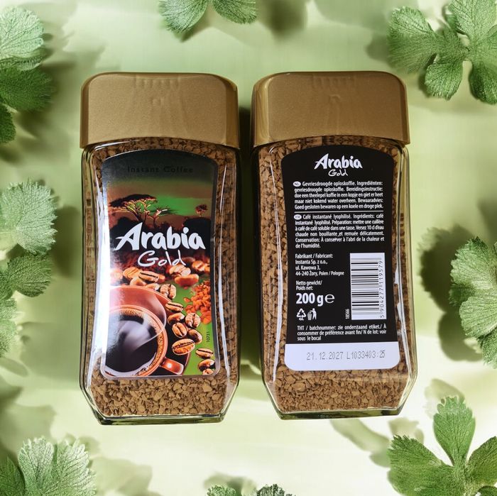 Кава розчинна Arabia Gold(200),Kanzler(200)