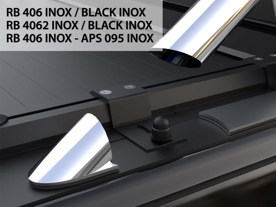 Orurowanie paki srebrne chrom Simple rollbar Dodge RAM 1500