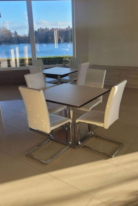 Stół 90x90 - stał nierdzewna, polerowana - 8 szt - 330zł/sztt