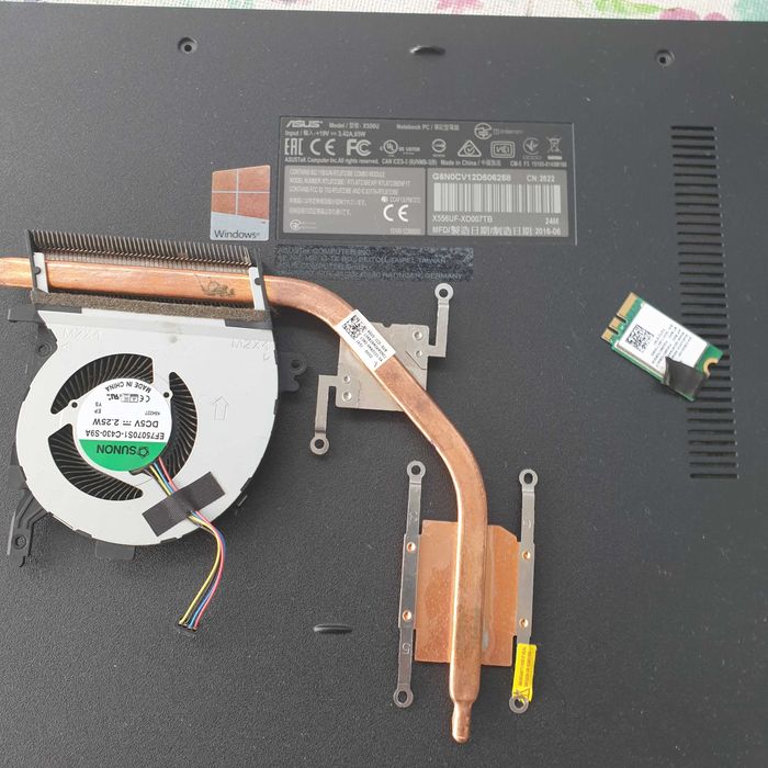 ASUS X556U rear display housing, remaining parts available upon request64409515699203122