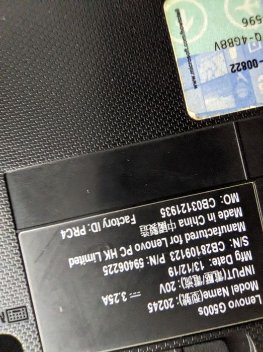 Laptop Lenovo G500s i3 SSD