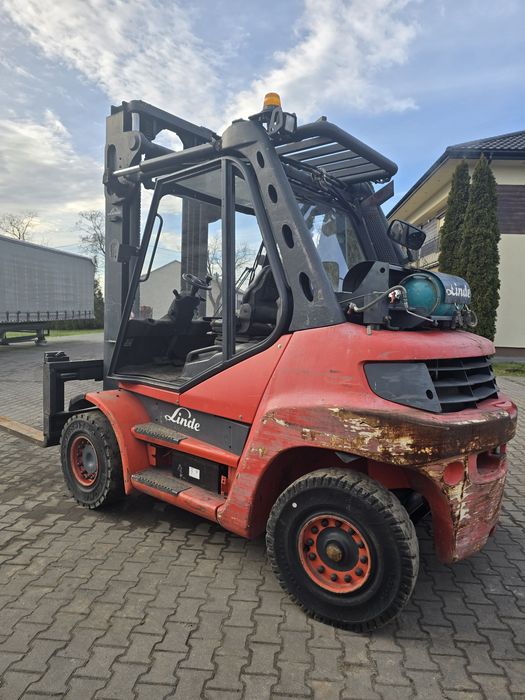 Wózek widłowy LINDE H60T-01, 2010r, udźwig 6t