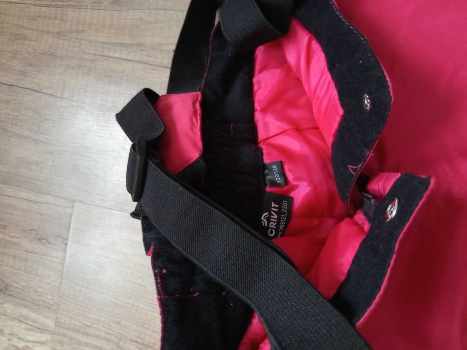 Spodnie zimowe narciarskie 122/128