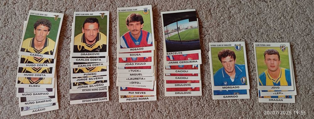 Cromos PANINI época 93-94