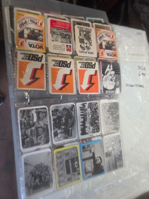 Colecção de 600 calendarios dos anos 80