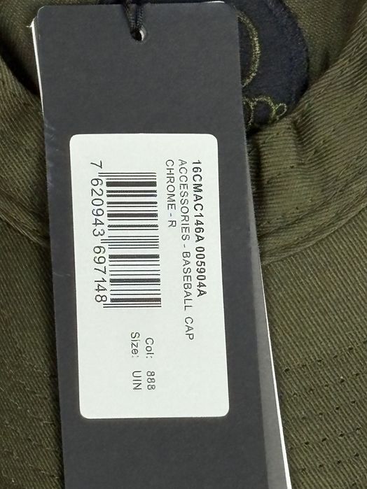 Кепка C.P. Сompany з лінзами, One size Унісекс Хакі, Синя.