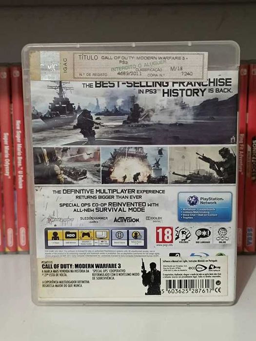 PS3 Jogo Call of Duty MW 3