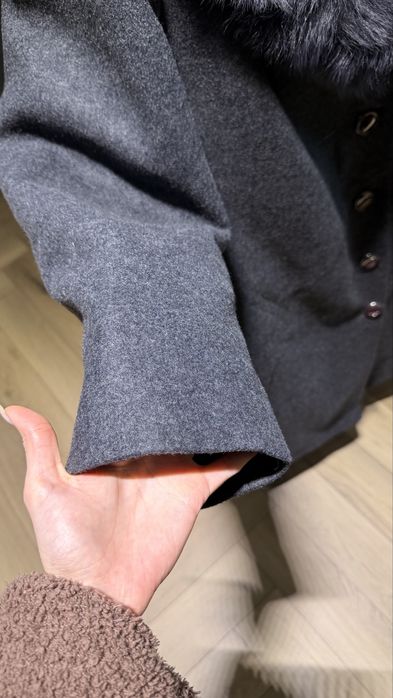 Пальто ( драпове) синє