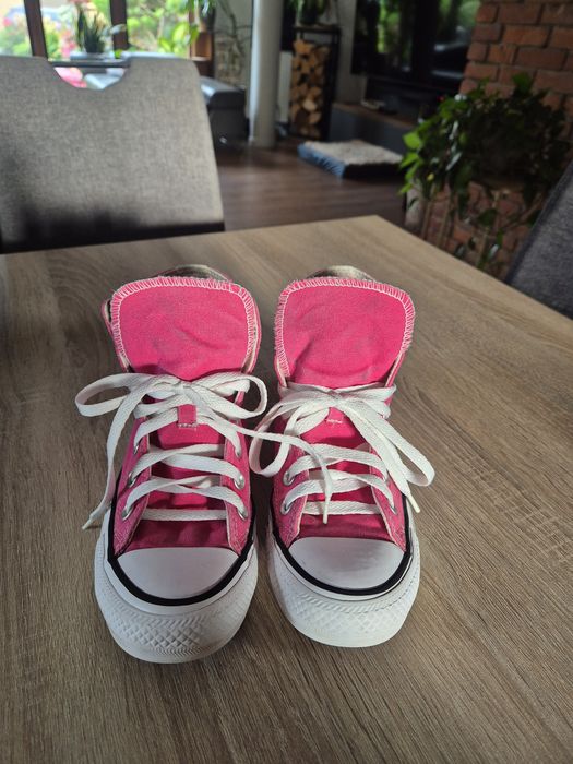 Trampki Converse rozm 36, wkładka 22,5 różowe