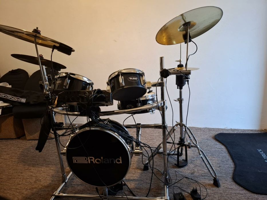 Perkusja elektroniczna DigDrum , moduł roland td6V pady siateczkowe.