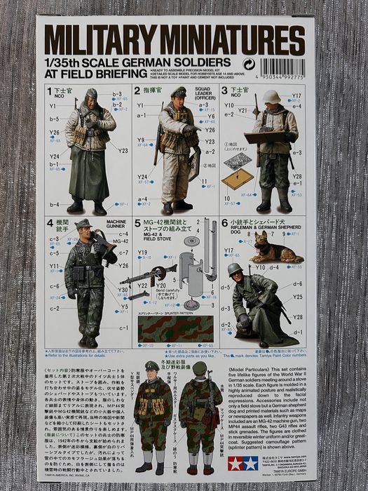 Tamiya 35212 Figurki German Soldiers model do sklekenia