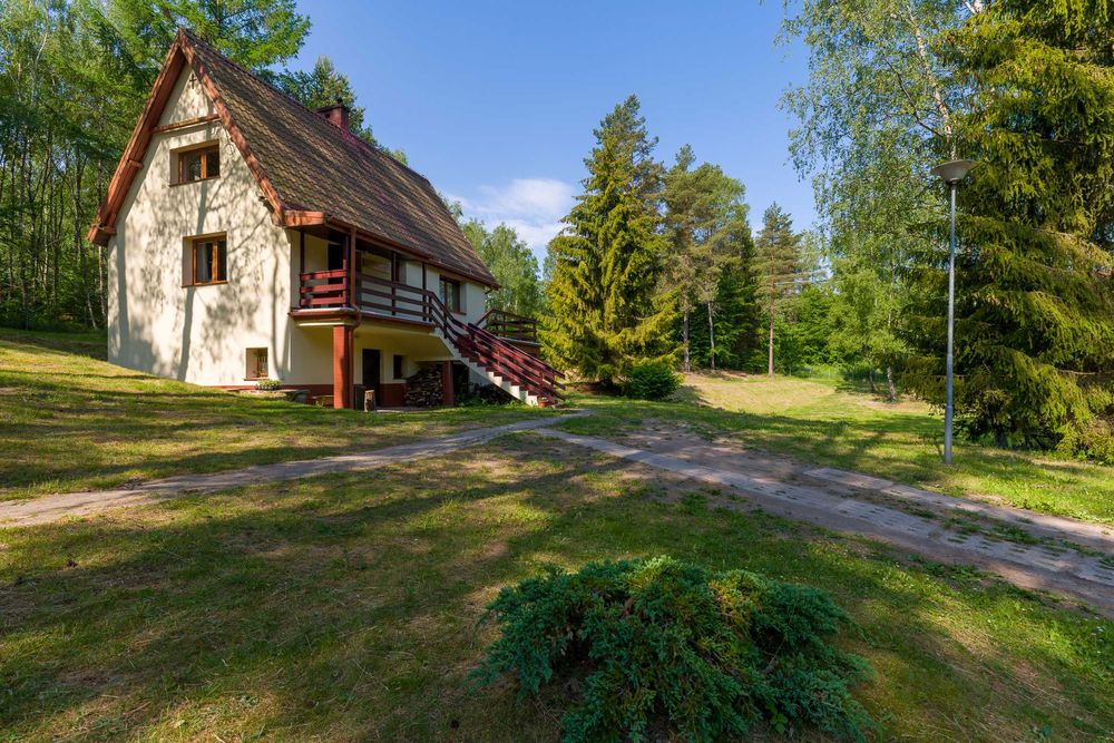 Domek nad jeziorem  Porost /  sauna / jacuzzi / dwa domki cały rok