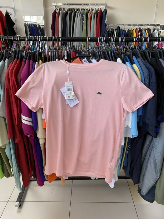 Футболка Lacoste Men's Crew Neck Pima Cotton Jersey T-shirt оригінал