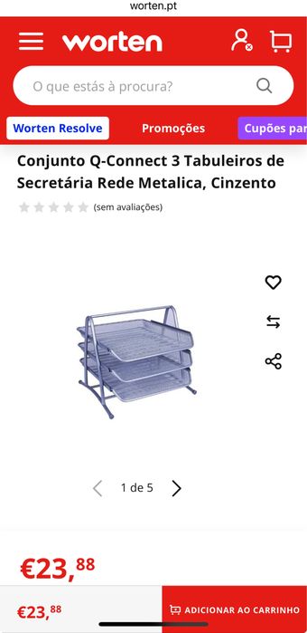 Organizador de secretaria Worten