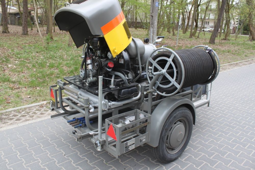 Kompresor Łopatkowy Śruba Piaskowanie 6mm Na Przyczepie Nowy 2,8m3/min