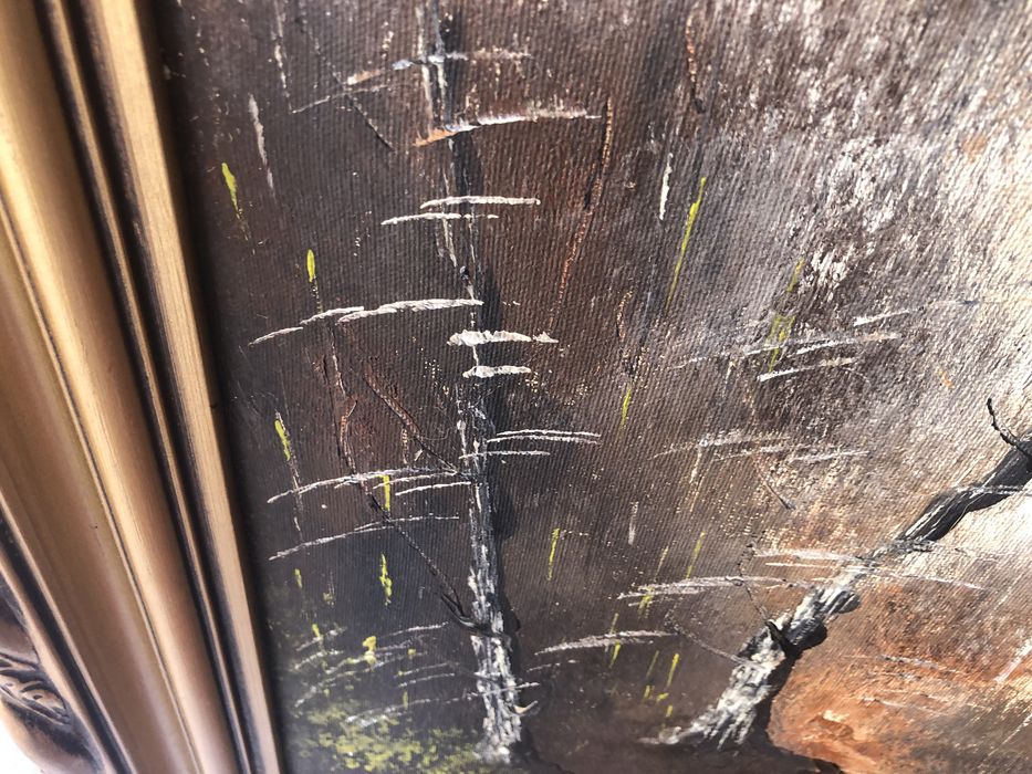 Quadro original com moldura