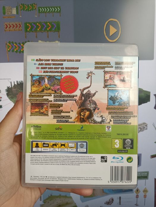 Madagascar Kartz na PS3, używana, stan dobry