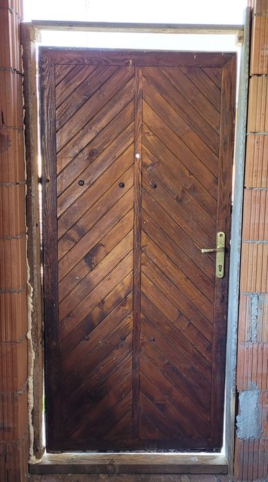 Drzwi tymczasowe na budowę