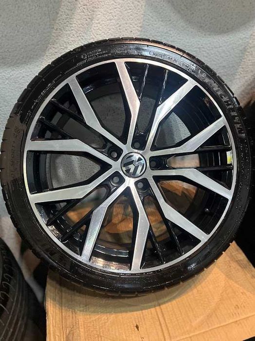 pack jantes e pneus 19 5x112 vw usadas