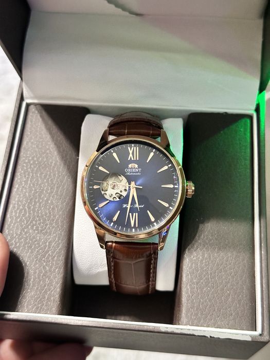 Часы orient механические blue