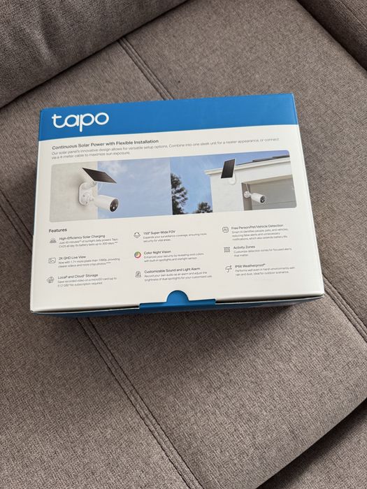 Câmara Wi-Fi c/ Suporte Magnético + Painel Solar Tapo C425 KIT