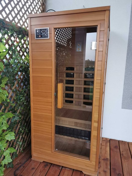 Sauna na podczerwień INFRAROT sucha Infrared Radio LED  USB MP3 ładna