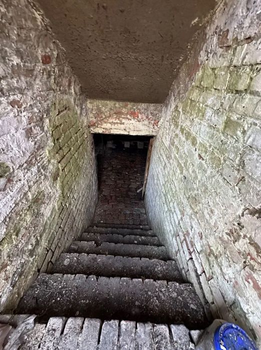 Будинок смт.Ріпки на березі річки