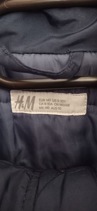 Kurtka, płaszczyk H&M rozmiar 140