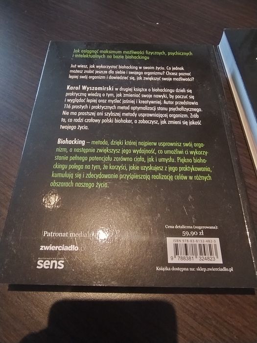 Książka Biohacking cz.1 oraz 2