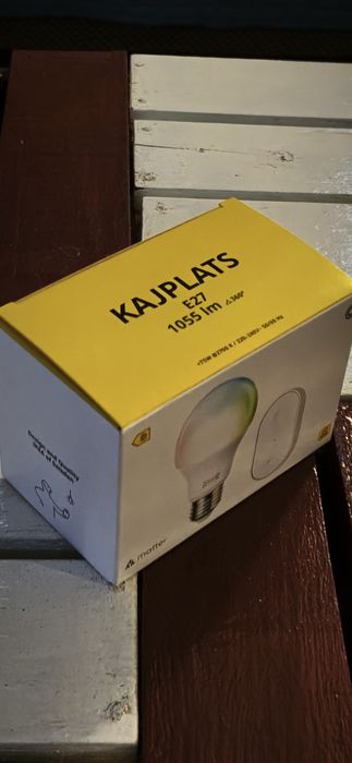 Kit lâmpada inteligente ikea kajplats e27 + comando