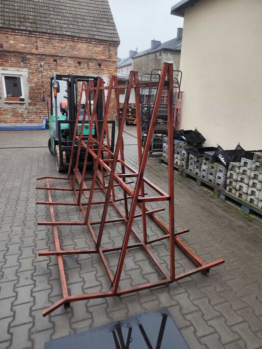 Stojak do transportu okien szyb bram balustrad gabarytów 300x185