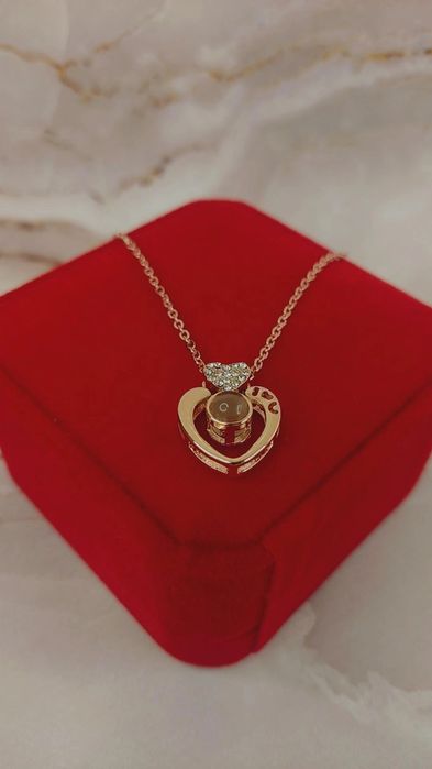 Кулон Я тебя люблю I love you подарунок для Дівчини, Мами, 14 лютого