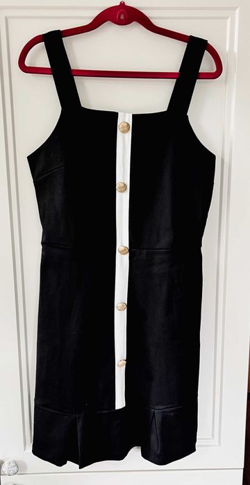 Sukienka River Island – styl old money – roz.12 EU40 – klasyczna czerń