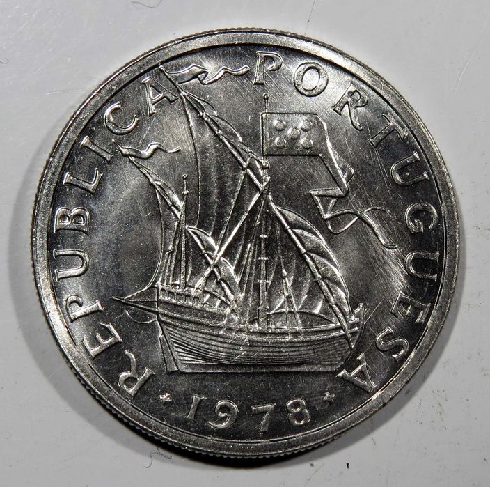 Moedas Republica - 5$ 1972, 1973 1974 e 1978 - NOVAS DE ROLO - Só 2,5€ cada