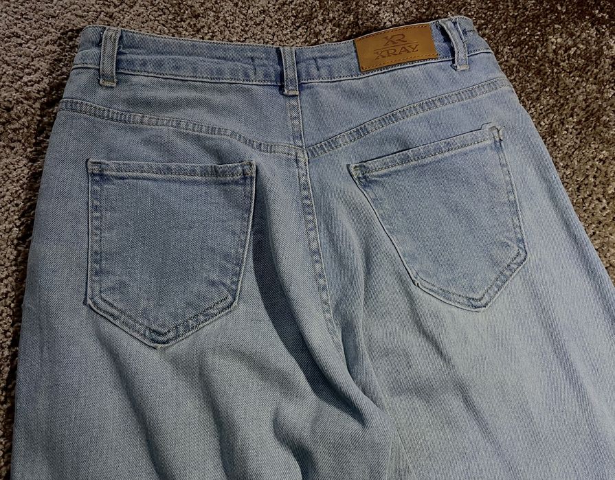 Джинси палоццо світло синього кольору