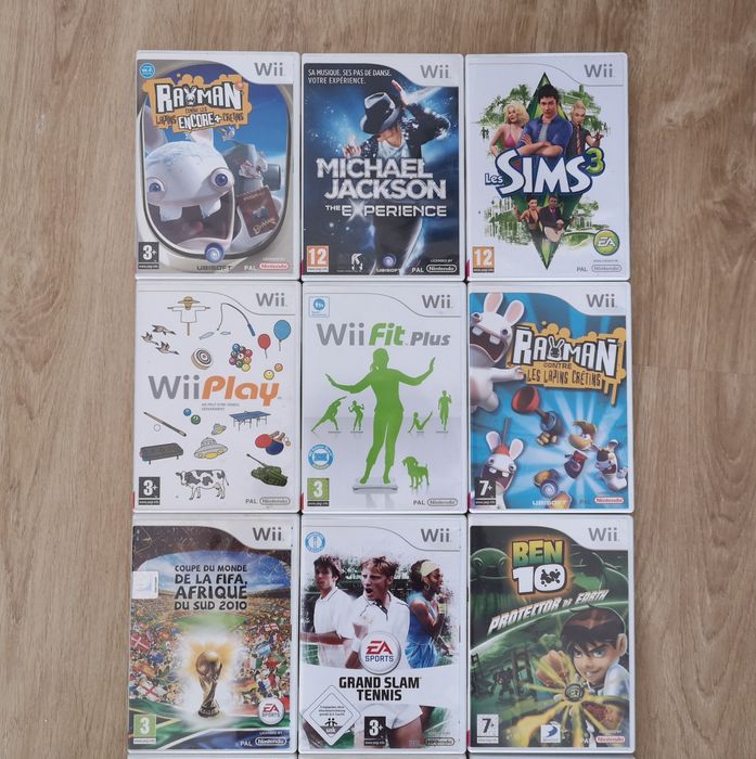 Conjunto de 14 jogos para Wii