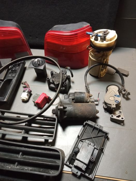 VW Golf 4 IV 1.6 2.0 rozrusznik lampy pompka cewka dmuchawa włącznik